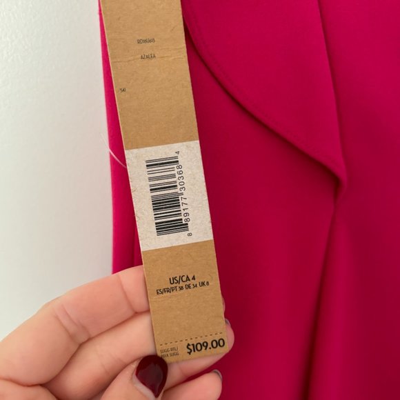 RACHEL Rachel Roy Pink Azalea Dress - Size 4 - New With Tags - Picture 4 of 4